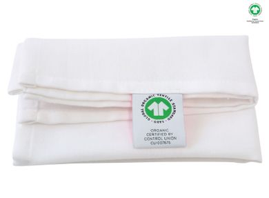 Motherhood, ECO Servetel de muselina, 1 buc., Alb