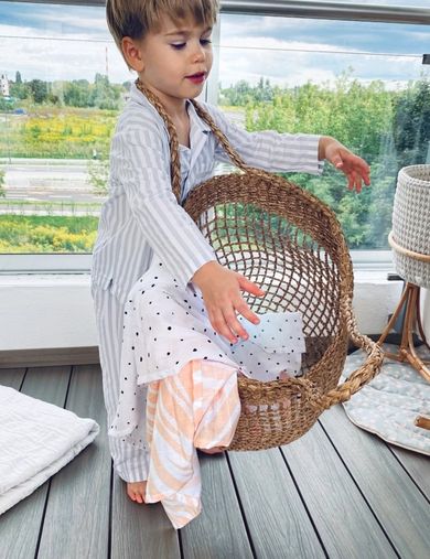 Motherhood, Paturici din muselina Premium 80-120 cm, 2 buc., Pink Classics