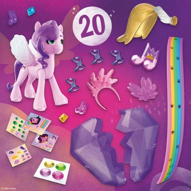 My Little Pony, Crystal Adventure, Princess Petals, figurina cu accesorii