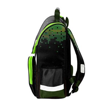 Paso, ghiozdan, Gaming neon, negru-verde