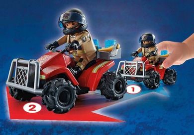 Playmobil, City Action, Speed Quad, 71090