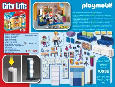 Playmobil, City Life, Familia in sufragerie, 70989