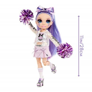 Rainbow High, Cheer Doll, Violet Willow, papusa fashionista