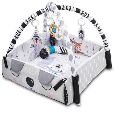 Ricokids, Boho, saltea educativa si interactiva, jucarii, gri