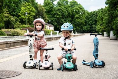 Scoot & Ride, Highwaykick 1, vehicul fara pedale si trotineta 2 in 1, Forest