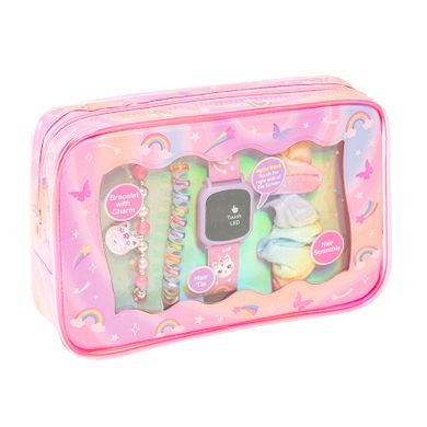 Smiki, ceas de mana, bratara si elastice de par, set