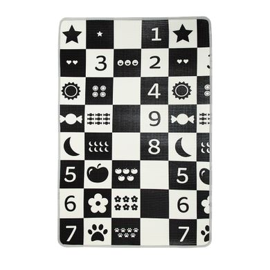 Smiki, Covoras educativ din spuma, reversibil, 150-100 cm