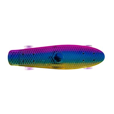 Smiki, Curcubeu, placa skateboard tip fish cu roti LED