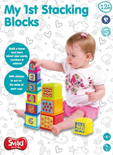 Smiki, My 1st Stacking Blocks, Cifre, piramida din elemente