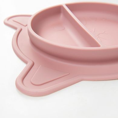 Smiki, Pisica, farfurie din silicon, roz