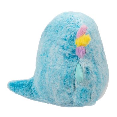 Squishmallows, Fuzzamallow, Irina, Teal Axolotl, jucarie de plus, 30 cm