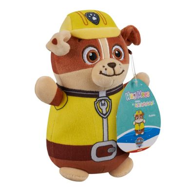 Squishmallows, Medium Plush, Hugmees, Paw Patrol, Rubble, jucarie de plus, 25 cm