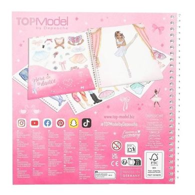 Top Model, Dress Me Up, Balet, set creativ cu stickere