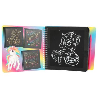 Top Model, Unicorn Ylvi, Mini Magic Scratch, card razuibil cu un stilou