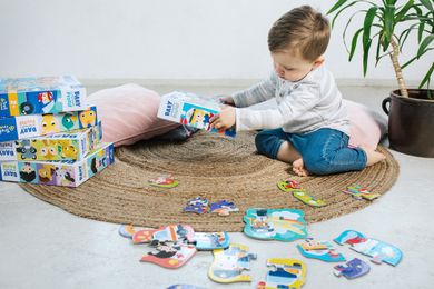 Trefl, Baby Progressive, Vehicule si profesii, puzzle, 2, 3, 4, 5 si 6 piese