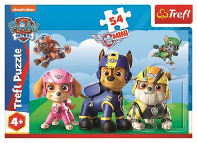 Trefl, Fii ca Paw Patrol, mini puzzle, 54 elemente, 1 buc.