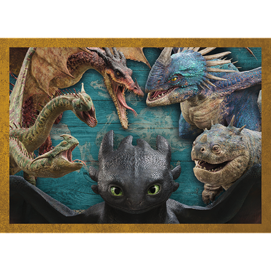 Trefl, How To Train Your Dragon, puzzle 4in1