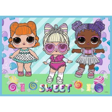 Trefl, L.O.L. Surprise, puzzle 4in1, 207 piese