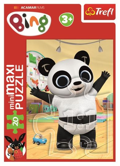 Trefl, Prietenii lui Bing, puzzle mini maxi, 20 elemente, 1 buc.