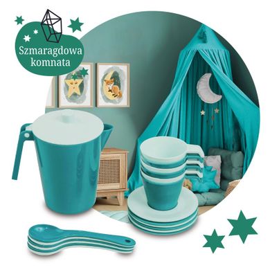 Wader, set de cafea, Camera de smarald