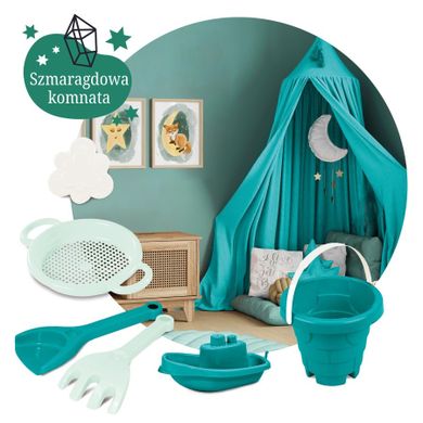 Wader, set de nisip, castel, Camera de smarald