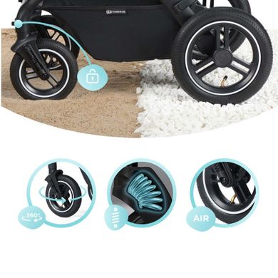 Kinderkraft, B-Tour, carucior pentru copii multifunctional 3in1, gri