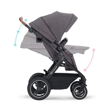 Kinderkraft, B-Tour, carucior pentru copii multifunctional 3in1, gri