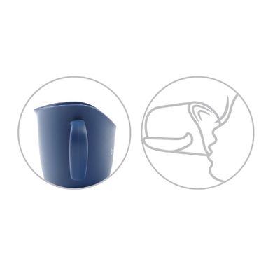 BabyOno, Flow, cana ergonomica pentru copii, albastru