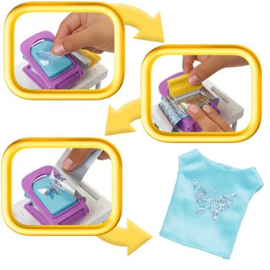 Barbie, Designer de moda, set de joaca cu papusa si accesorii