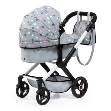 Bayer Design, Xeo, carucior multifunctional pentru papusi, gri