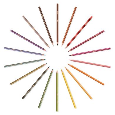 Bic, Kids, Evolution Stripes, creioane colorate, 24 buc.