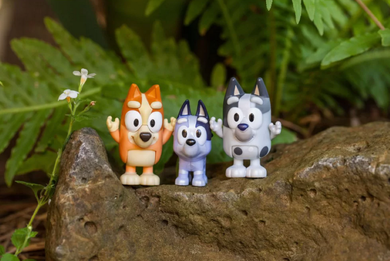 Bluey, Verisorii, figurine, 3 buc.