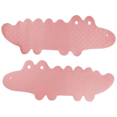 Bocioland, Crocodil, covoras de baie antiderapant, roz