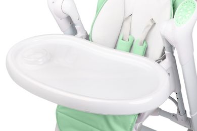 Caretero, Indigo, scaun inalt si leagan 2in1, menta verde