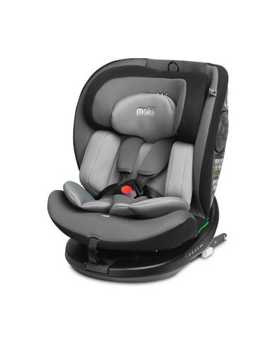 Caretero, Mokki i-Size, scaun auto, 40-150 cm, Grey