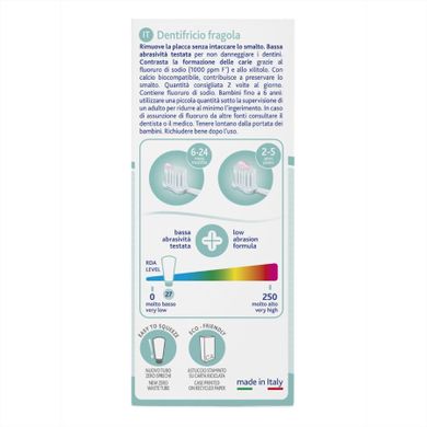 Chicco, pasta de dinti cu fluor, capsuni, 50 ml, 12 luni+