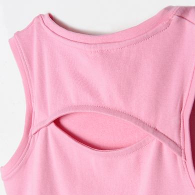 Cool Club, Bluza fara maneci pentru fete, roz, cu funda