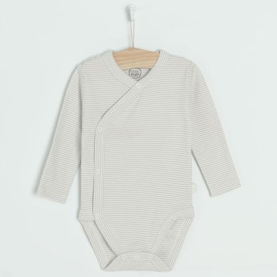 Cool Club, Body cu maneca lunga pentru baieti, gri, verde, set, 2 buc.