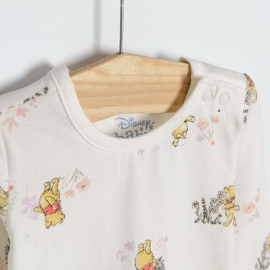 Cool Club, Body cu maneca lunga pentru fete, mix, imprimeu Winnie the Pooh, set, 3 buc.