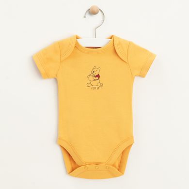 Cool Club, Body cu maneca scurta pentru baieti, mix, imprimeu Winnie the Pooh, set, 4 buc.