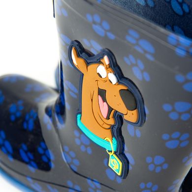 Cool Club, Cizme de cauciuc pentru baieti, bleumarin, imprimeu Scooby-Doo