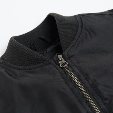 Cool Club, Geaca bomber neagra pentru baieti, imprimeu Focus on your goals