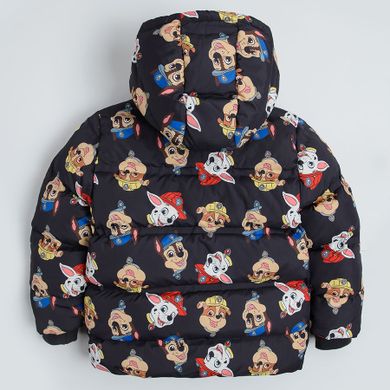 Cool Club, Geaca cu gluga pentru baieti, gri inchis, imprimeu Paw Patrol