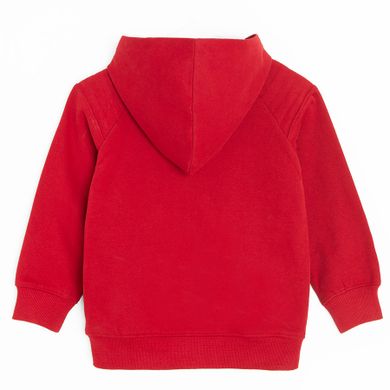 Cool Club, Hanorac cu gluga pentru baieti, cu fermoar, rosu