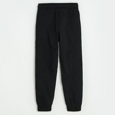 Cool Club, Pantaloni caldurosi din material textil pentru baieti, negru