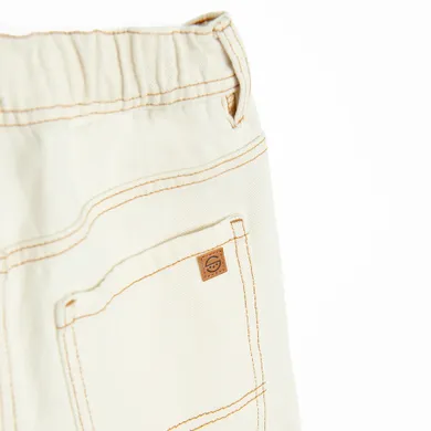 Cool Club, Pantaloni scurti de blugi pentru baieti, pull on regular, bej deschis