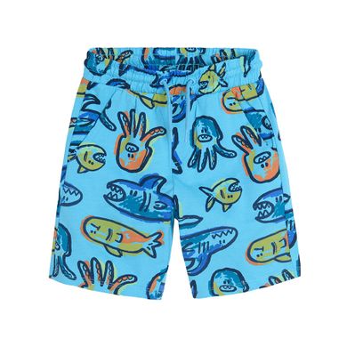 Cool Club, Pantaloni scurti pentru baieti, gri, albastru, set, 2 buc.