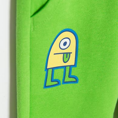 Cool Club, Pantaloni trening pentru baieti, gri, verde, set, 2 buc.