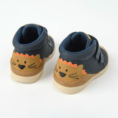Cool Club, Pantofi pentru baieti, parfumati, bleumarin, brant din piele, talpa Bio-Fit
