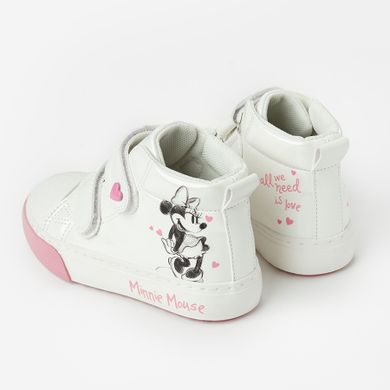 Cool Club, Pantofi pentru fete, alb, imprimeu Minnie Mouse